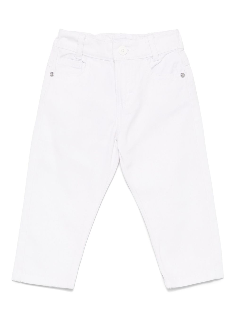 TRUSSARDI JUNIOR cotton jeans - White