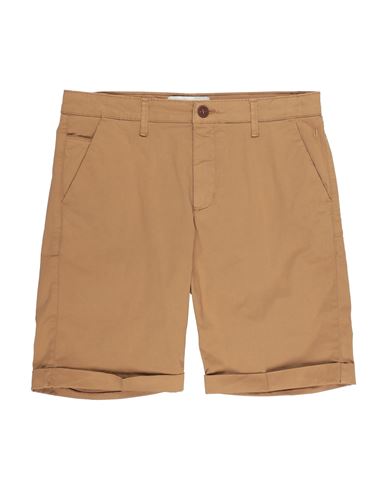 Kid Boy Shorts & Bermuda Shorts Light brown Size 16 Cotton, Elastane