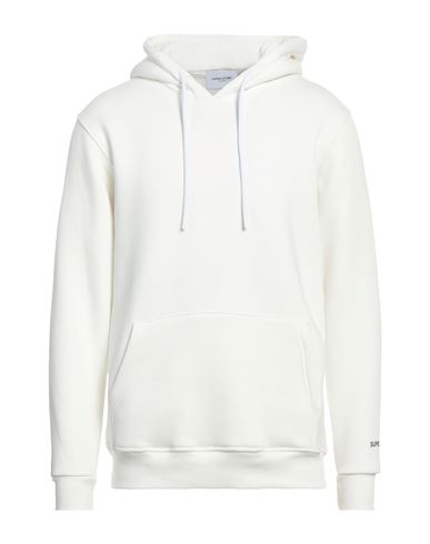 Man Sweatshirt White Size XL Polyester, Cotton