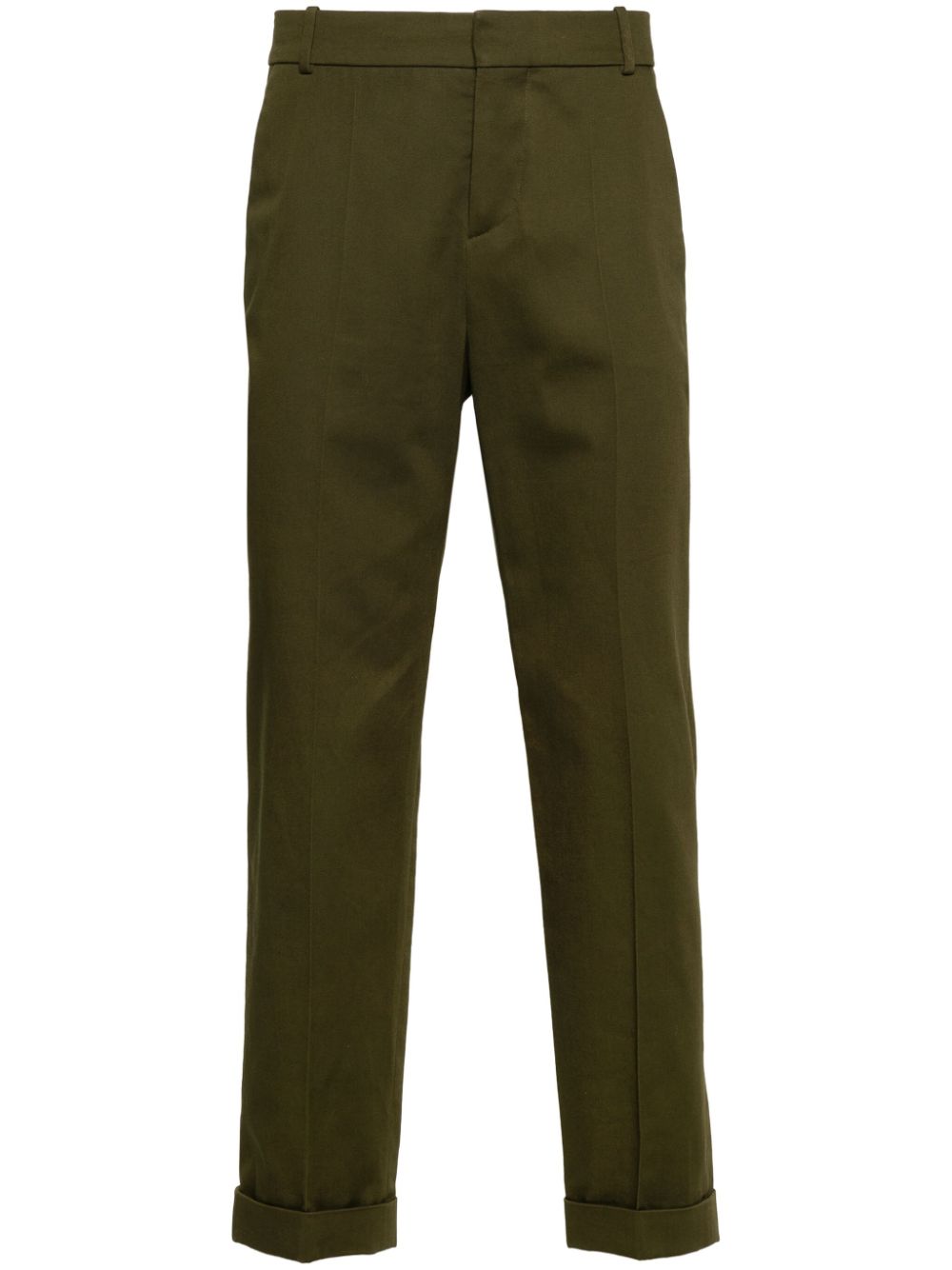Cotton tapered trousers - Green