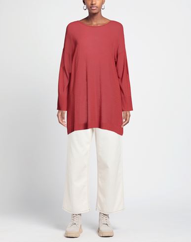 N. o.w. Andrea Rosati Cashmere Woman Sweater Coral Size M Viscose