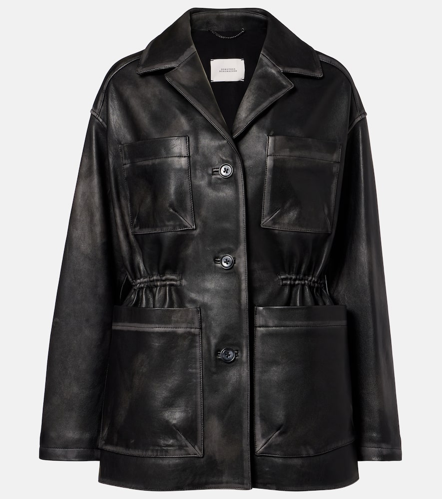 Sleek Statement leather jacket
