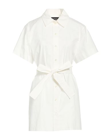 Woman Shirt White Size 4 Cotton, Elastane