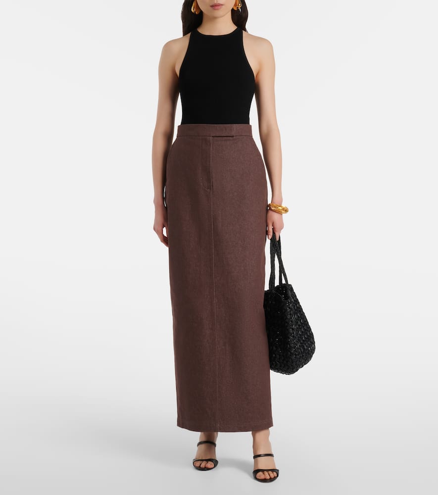 Pianosa cotton maxi skirt