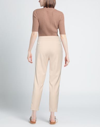 Woman Pants Beige Size 10 Polyester, Elastane