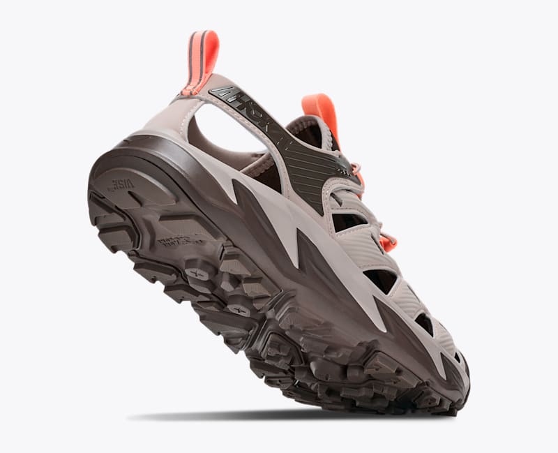 HOKA Hopara Hiking Shoes in River Rock Grey/Cliff Grey