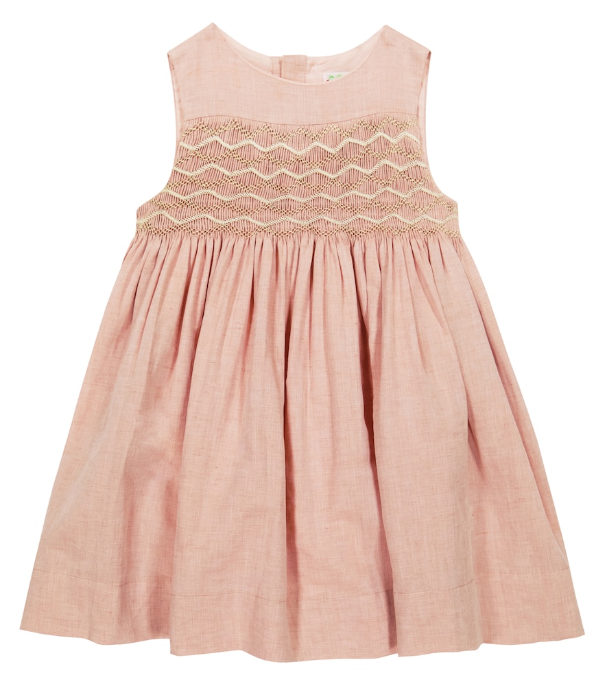 Bonpoint Anaya linen cotton and silk dress