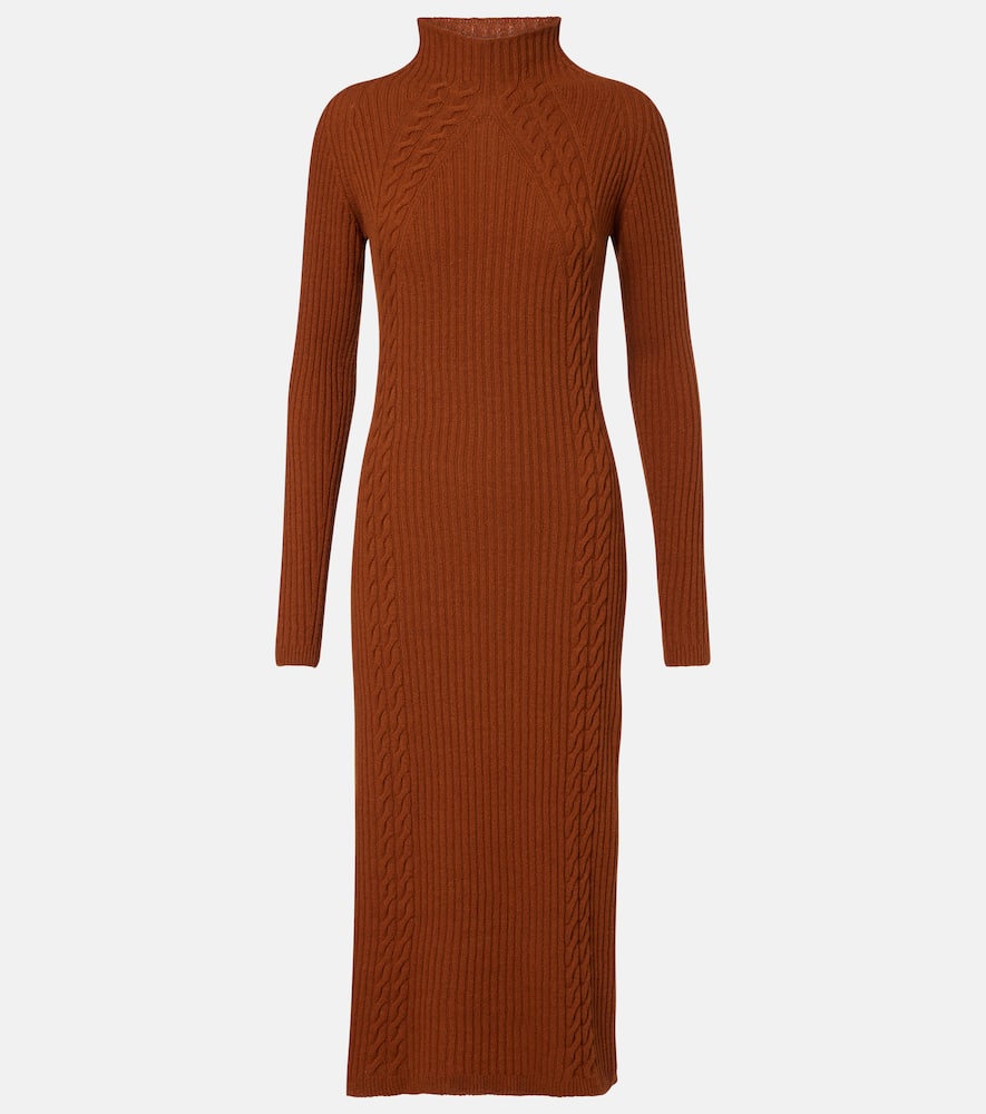 Zelanda wool-blend midi dress