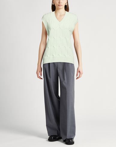 Collezione N_01 Woman Sweater Light green Size S Wool, Cashmere
