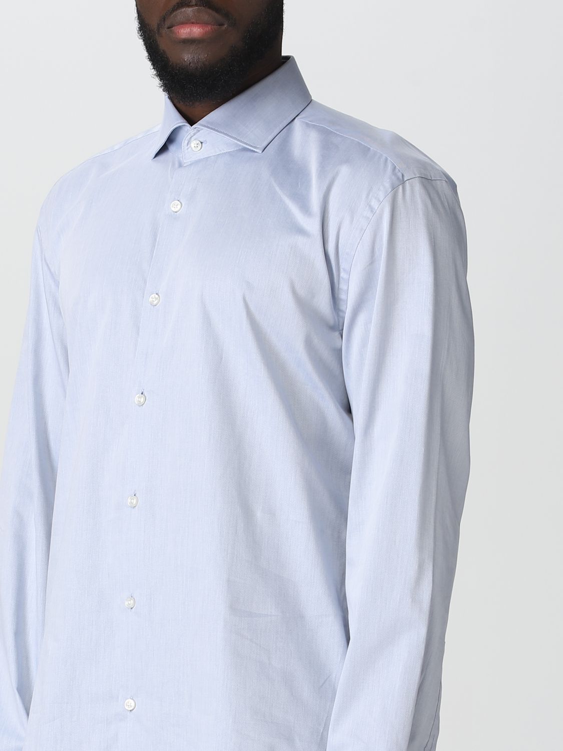Shirt Men color Sky Blue