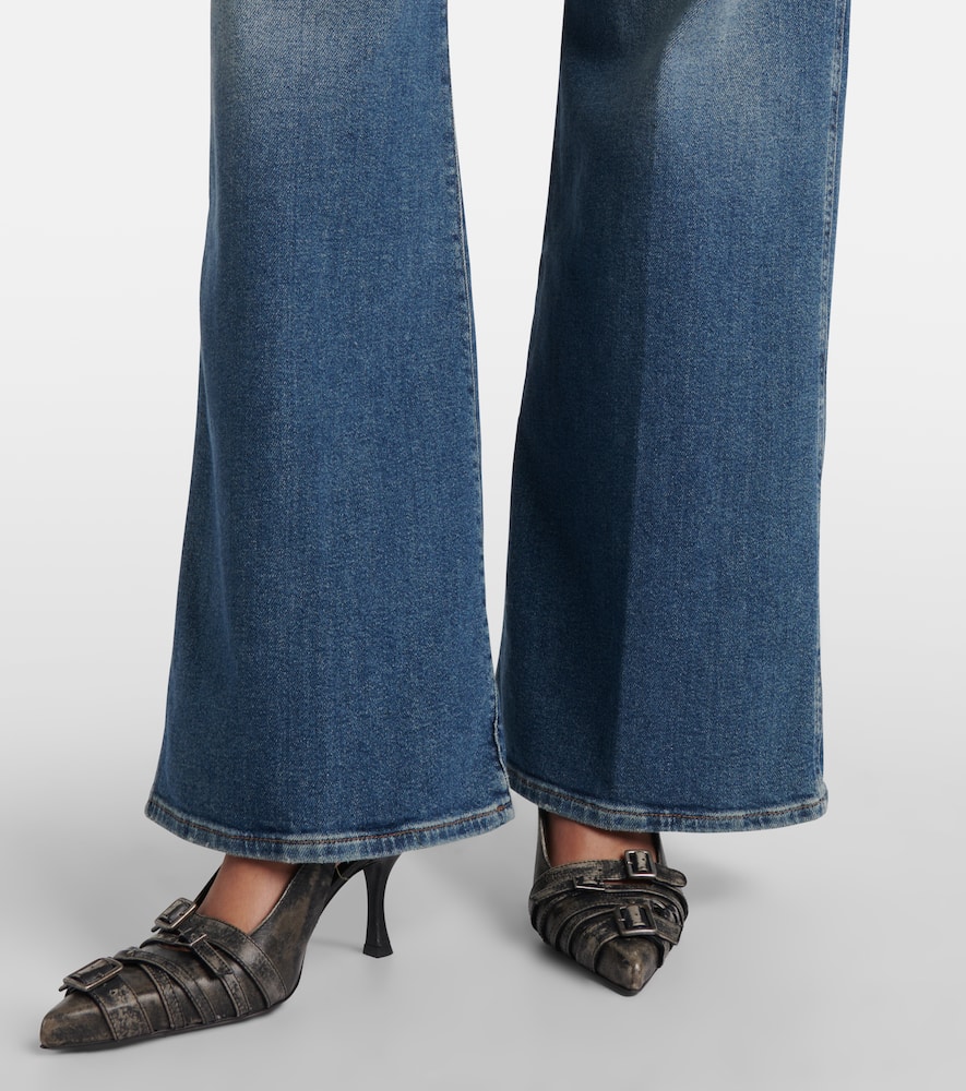 Lotta high-rise wide-leg jeans