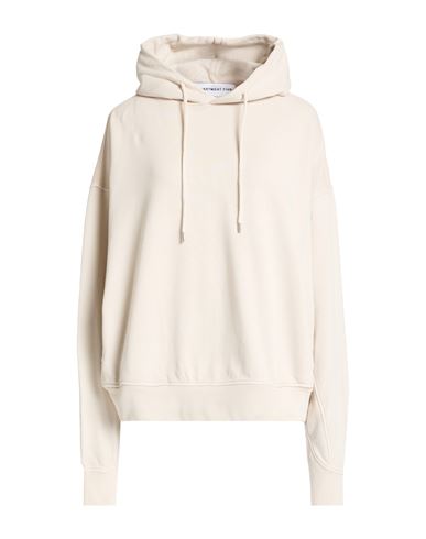 Woman Sweatshirt Beige Size S Cotton