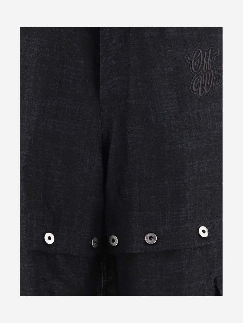 90slogo Linen But Cargo Pant