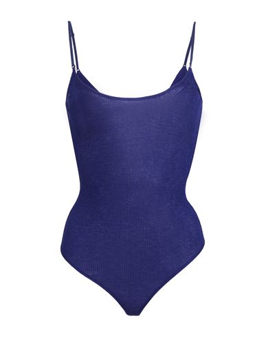 Tom Ford Woman Bodysuit Navy Size XXS Cashmere, Silk