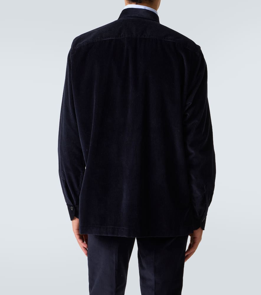 Cotton corduroy Western shirt