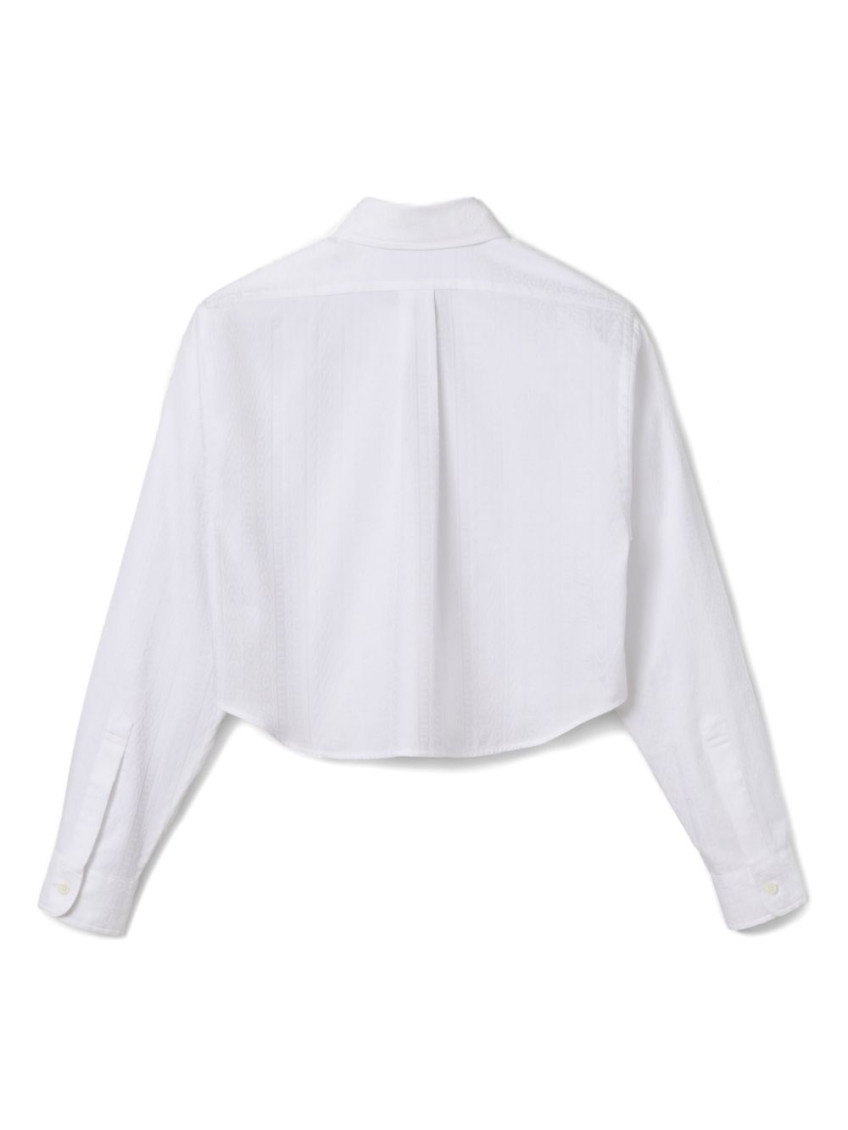 The Cropped Femme Shirt - White