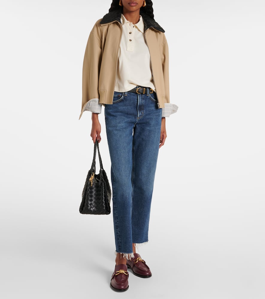 Valen mid-rise straight jeans