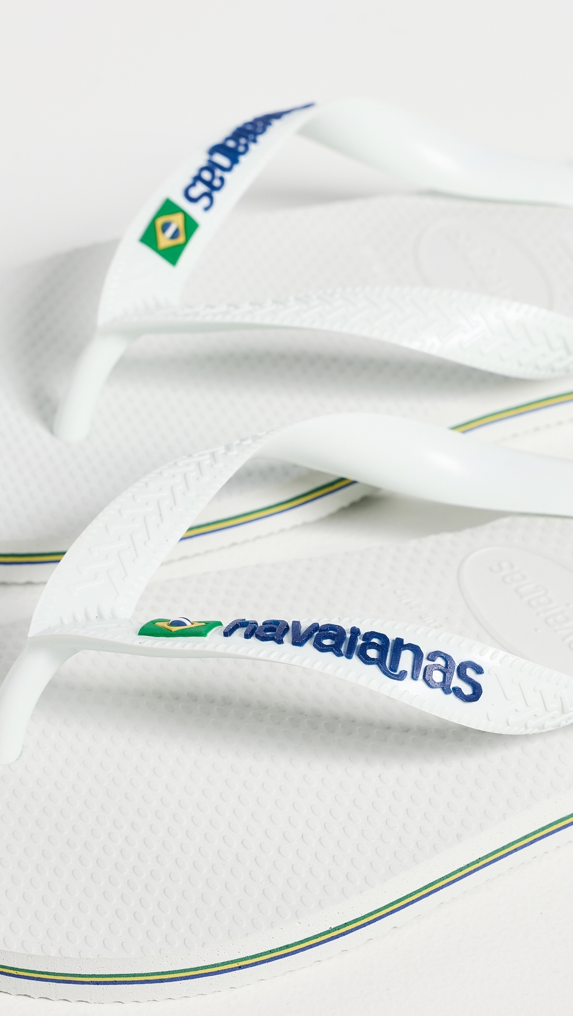 Brazil Logo Sandals White 8