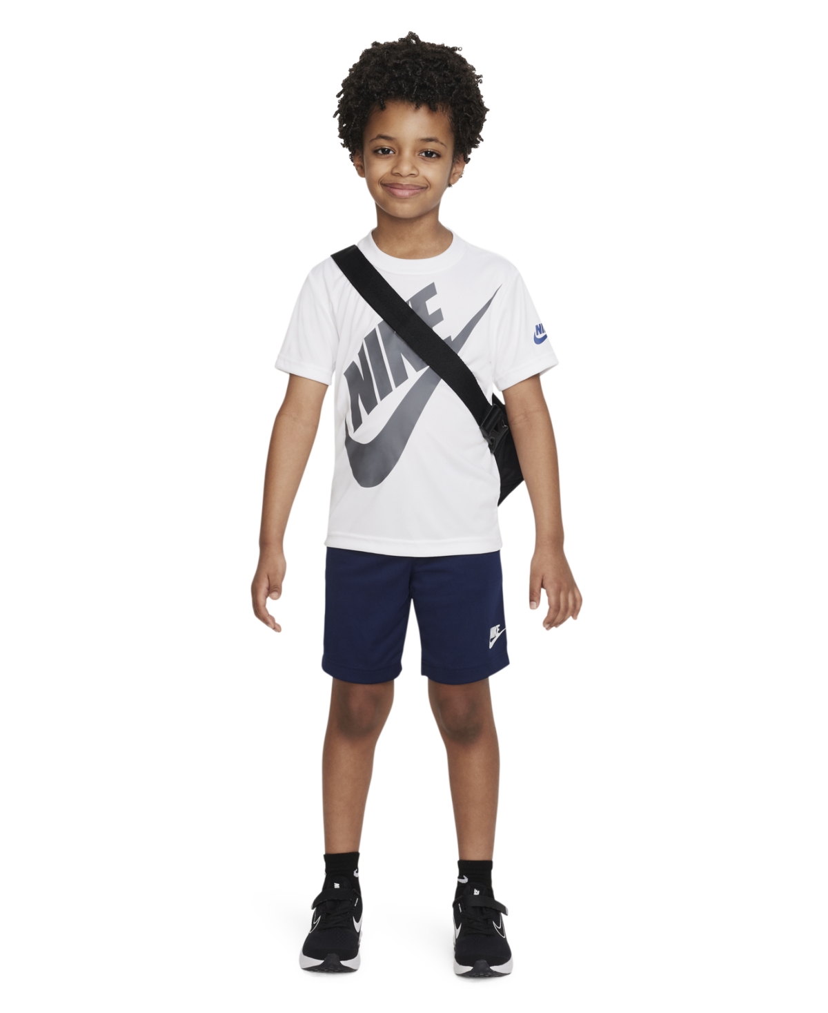 Little Boys 2-Piece Futura T-Shirt and Shorts Set - Midnight navy