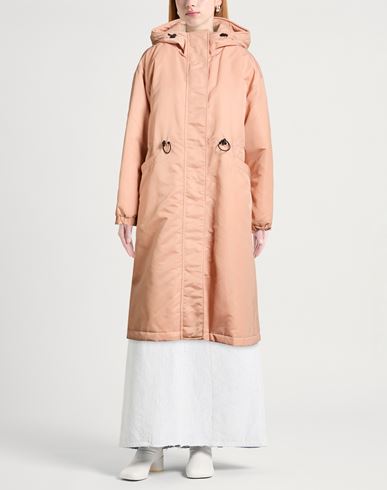 Woman Coat Salmon pink Size S Polyamide