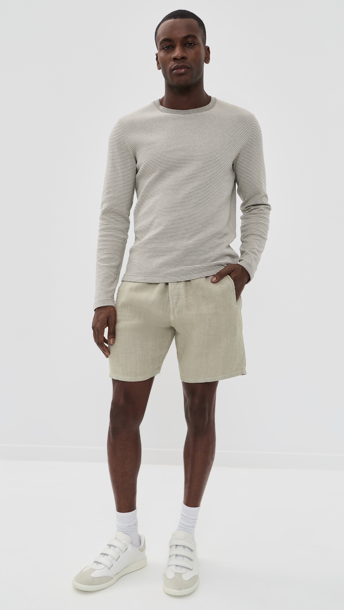 Drawstring Deck Shorts 7.5 Wheat