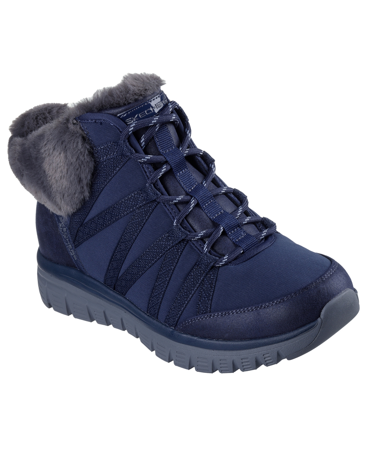 Women's Slip-ins: Graceful - Cozy Strolls Booties from Finish Line - Navy