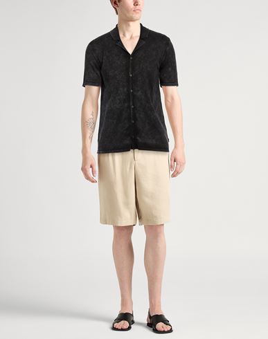 Man Shirt Charcoal Size L Organic cotton