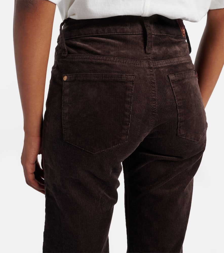 Calie Straight mid-rise flared jeans