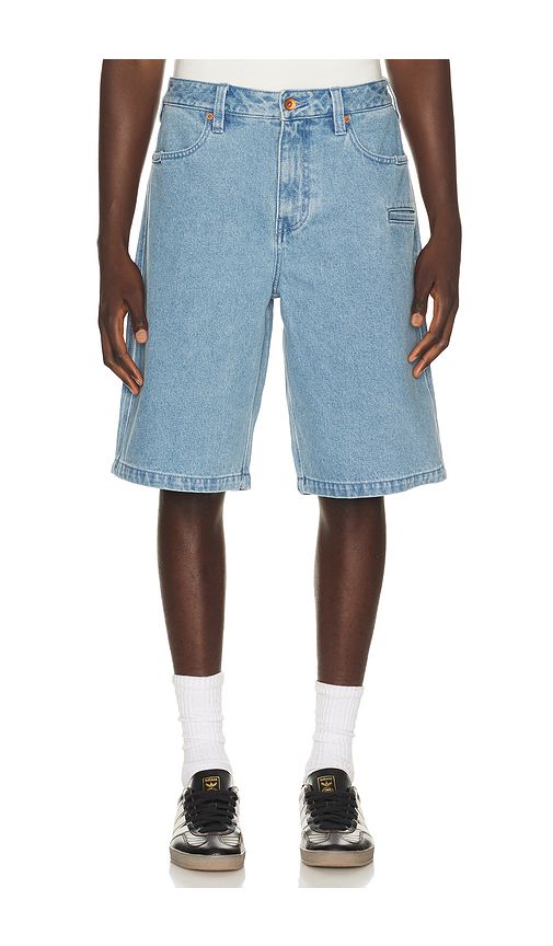 Brixton Builders Carpenter Baggy Short in Blue. 30. Also , 32