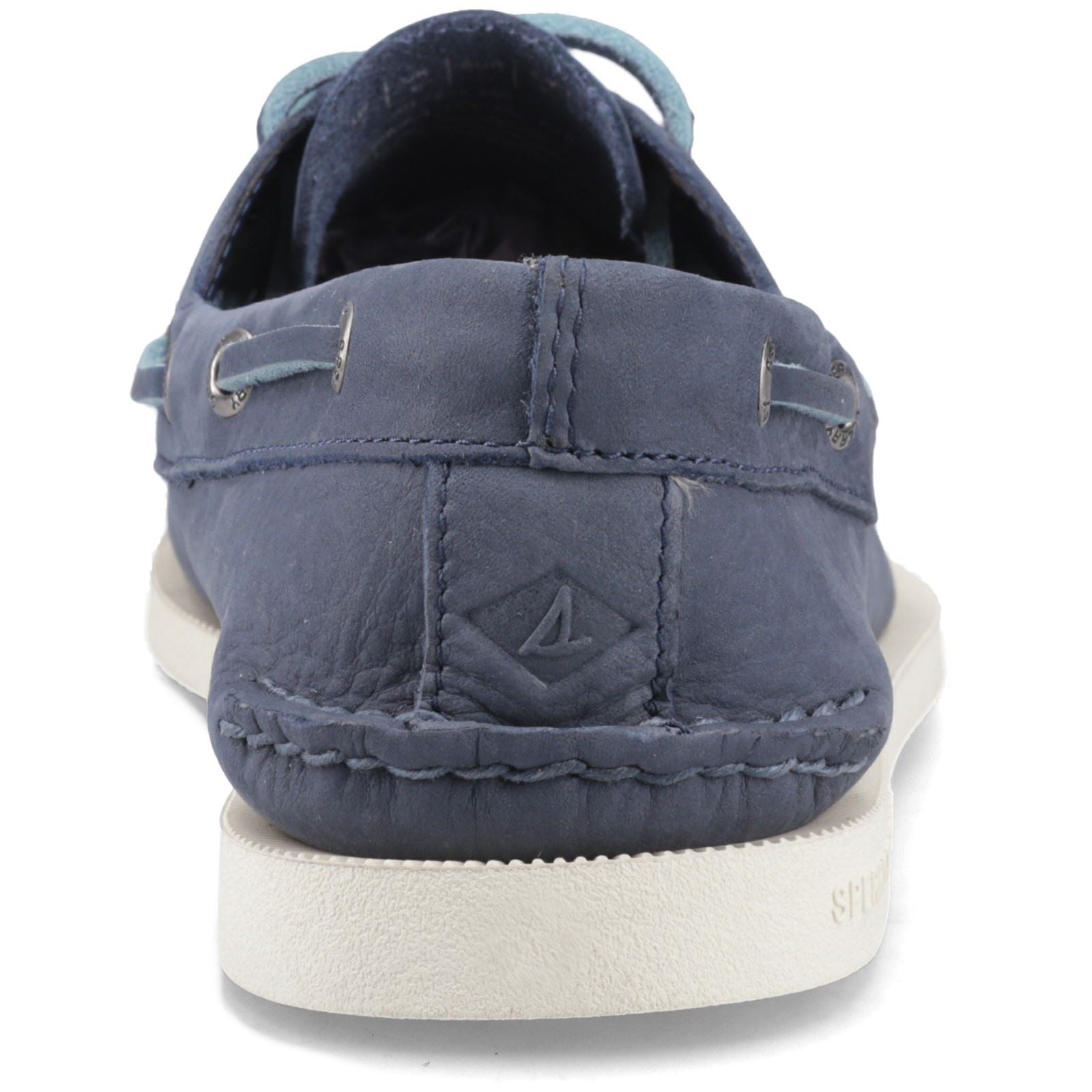 Sperry Authentic 2 Eye Leather Men's Dark Blue Boat Shoe