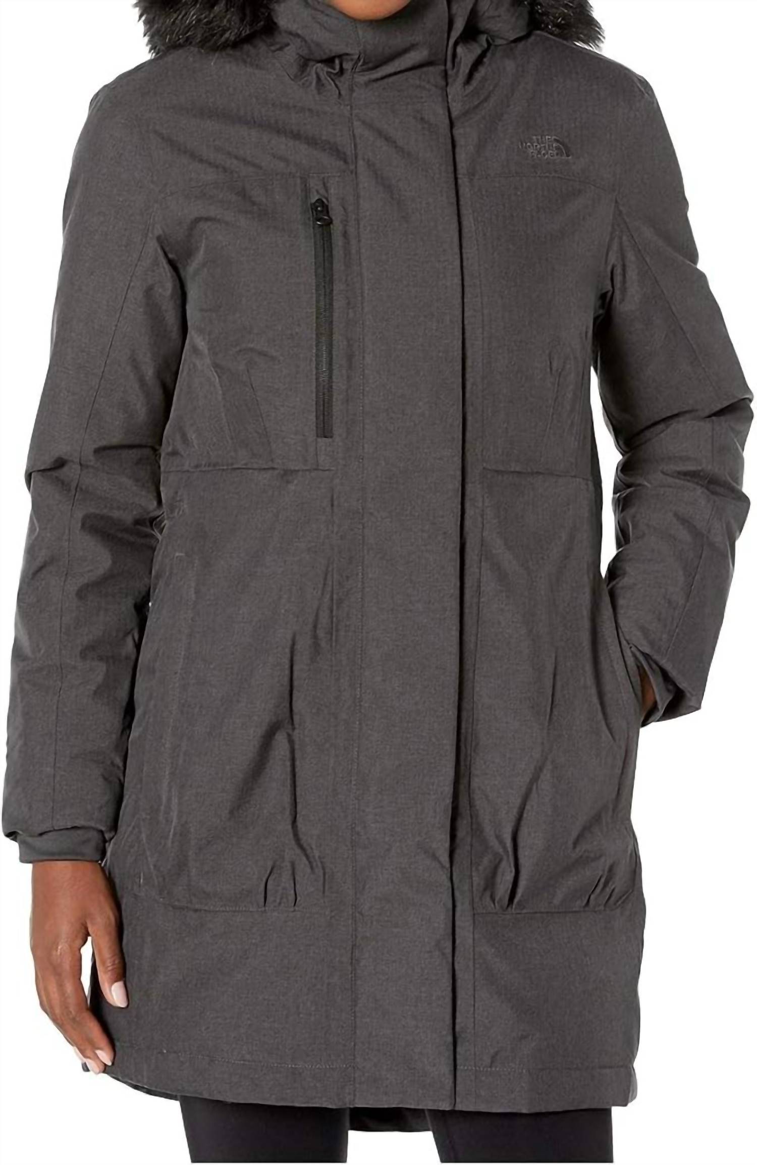 Women's Downtown Parka In Tnf Dark Grey Heather