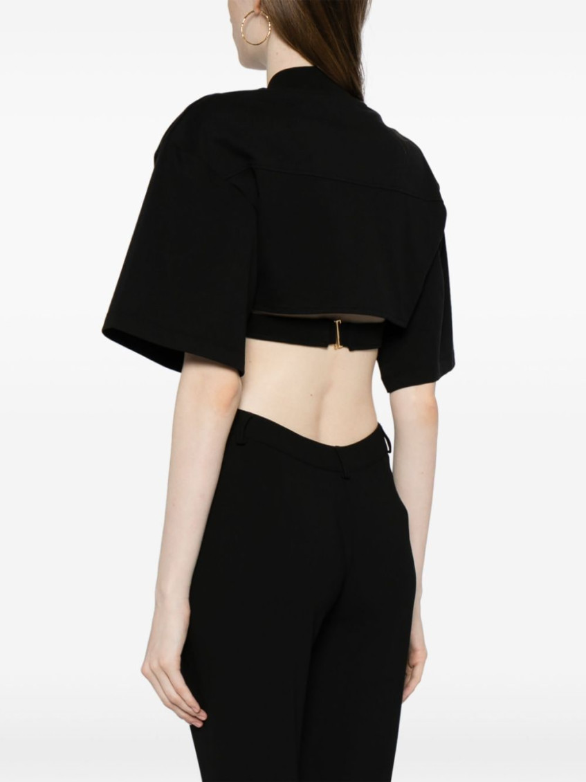 Le Bahia Court cotton T-shirt - Black