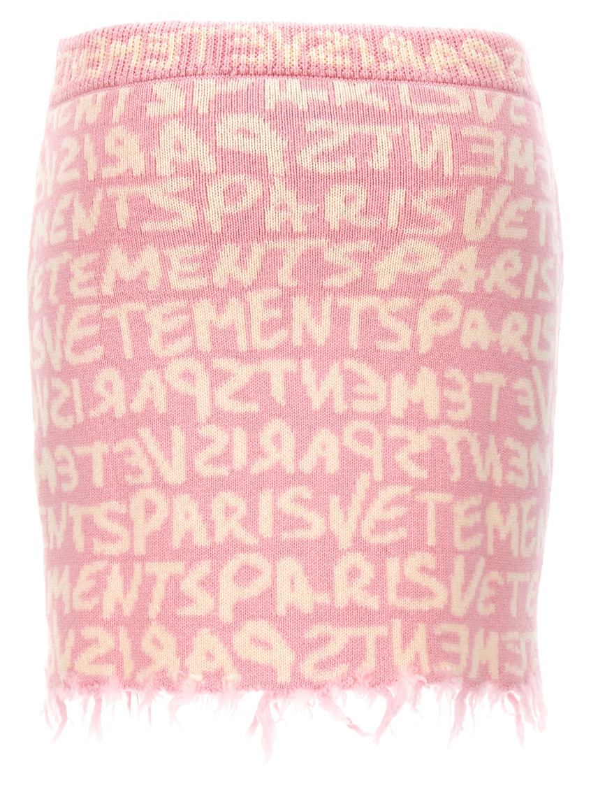 Graffiti Monogram Skirt
