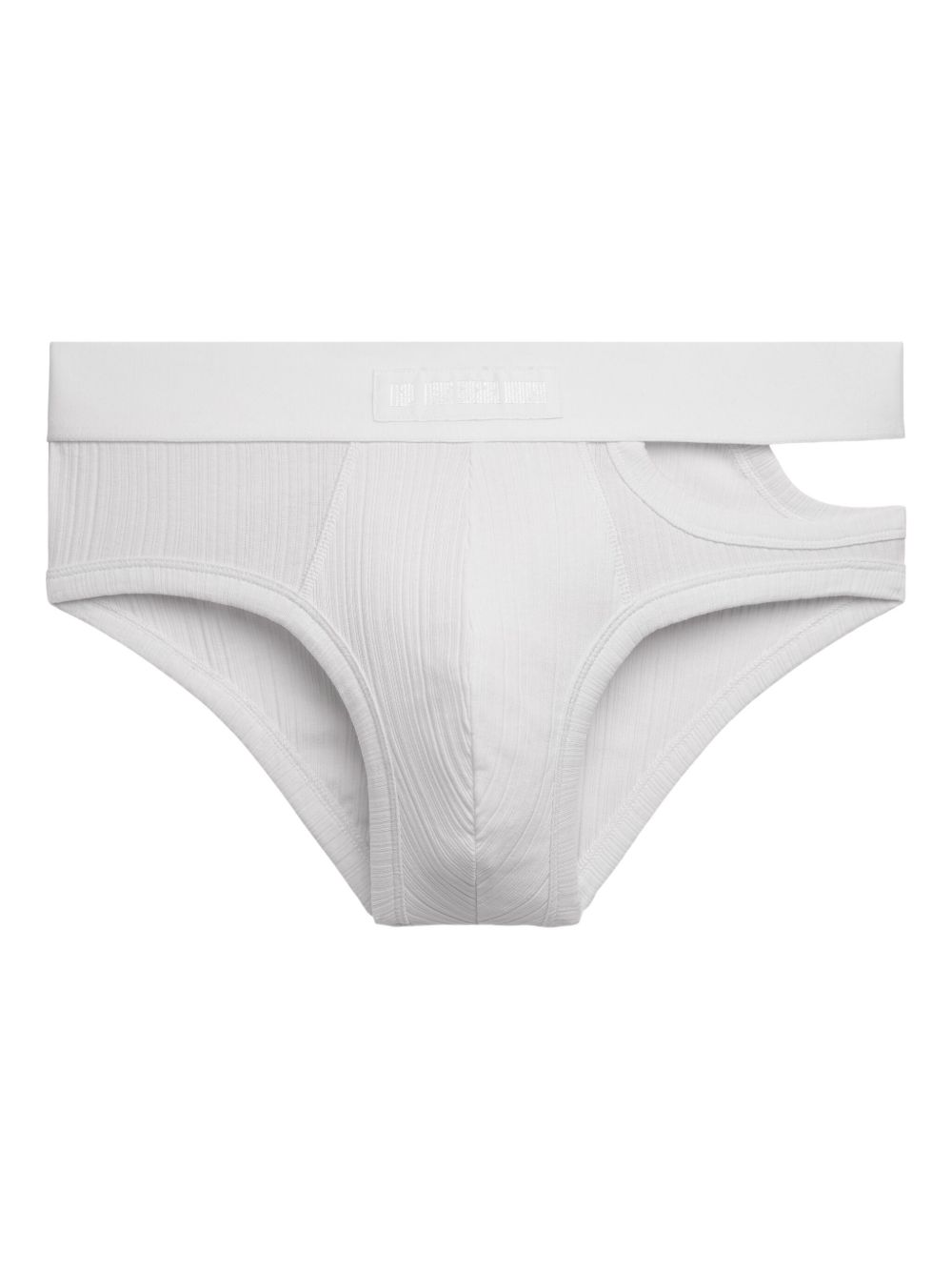 Ribbed briefs - White