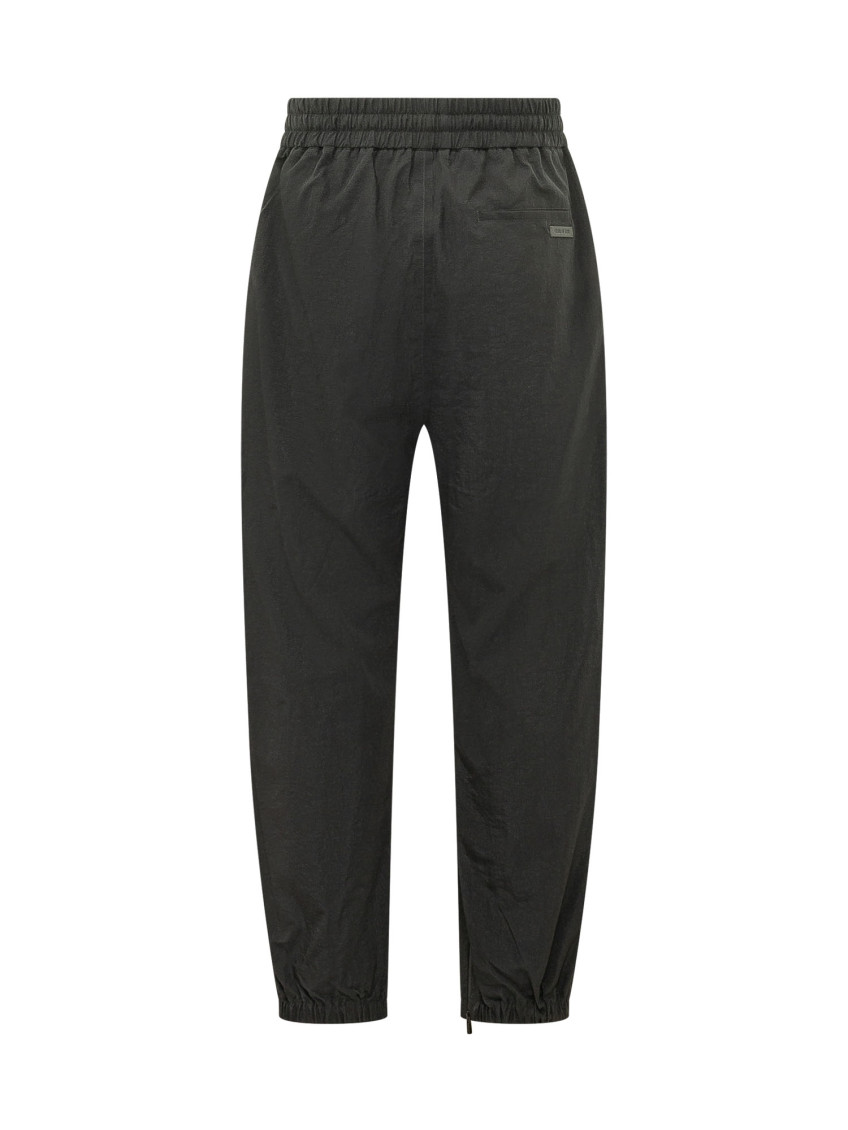 Black Relaxed Drawstring Pants