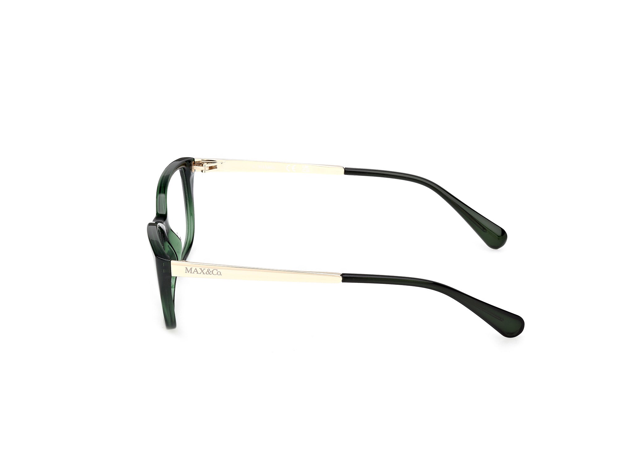 MAX&Co Mujer MAX&Co MO5201 096 Monturas ópticas Inyectado Verde Cuadrada Norma