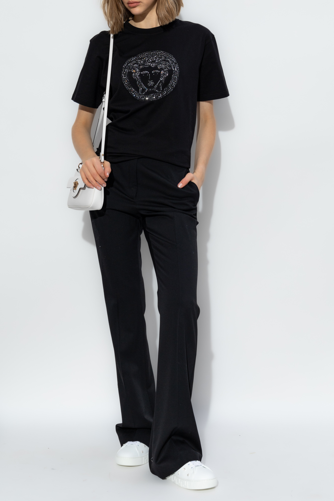 T-shirt With Logo, Women's, Black
