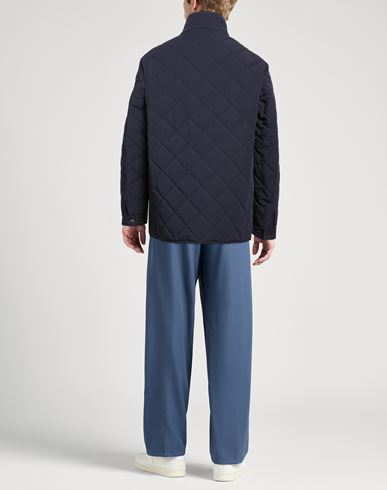 Man Puffer Navy Size L Polyester, Elastane
