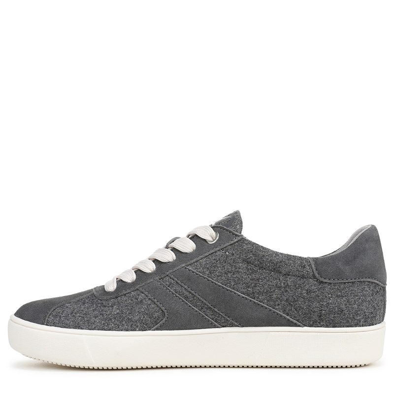 Medina Lace Up Sneaker Shoes, Hazy Grey Fabric/suede Leather