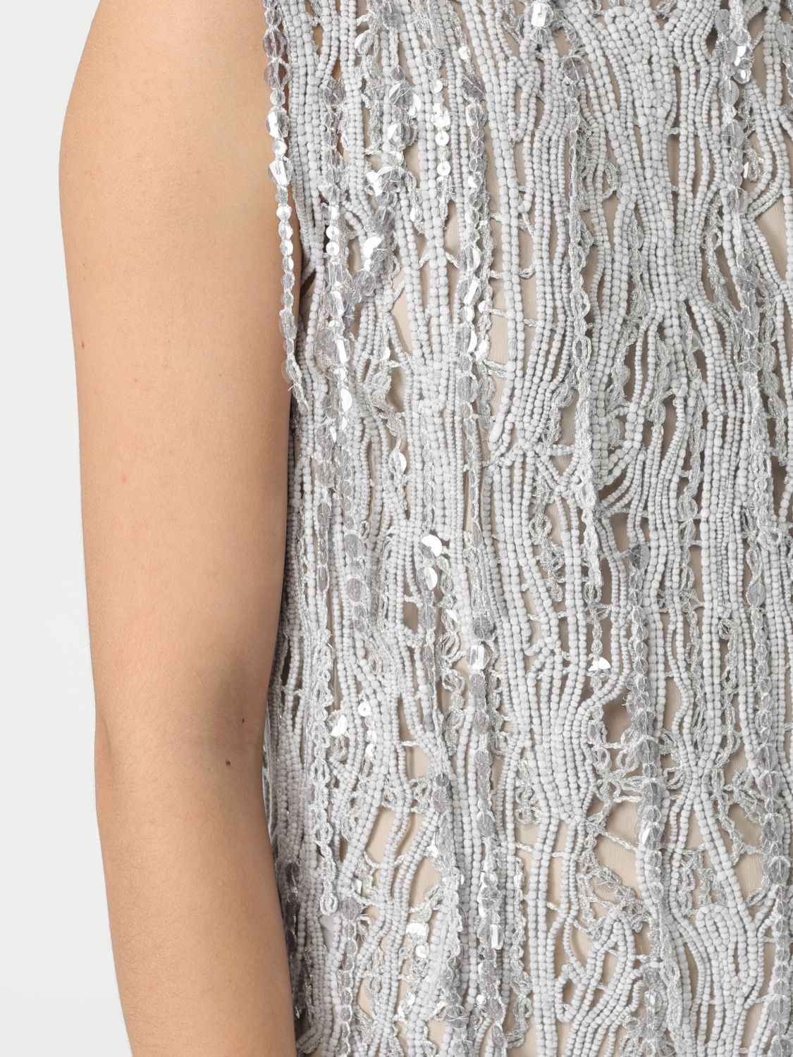 Sequinned top - Grey