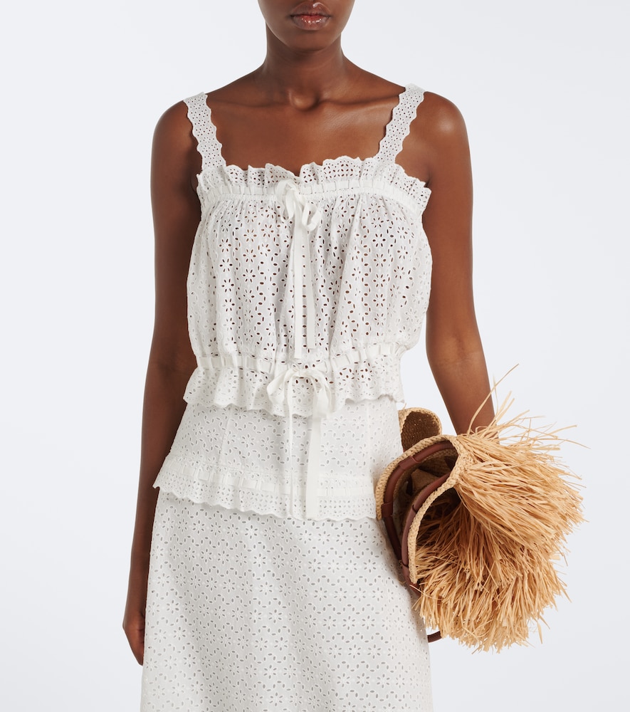 Isola broderie anglaise cotton top