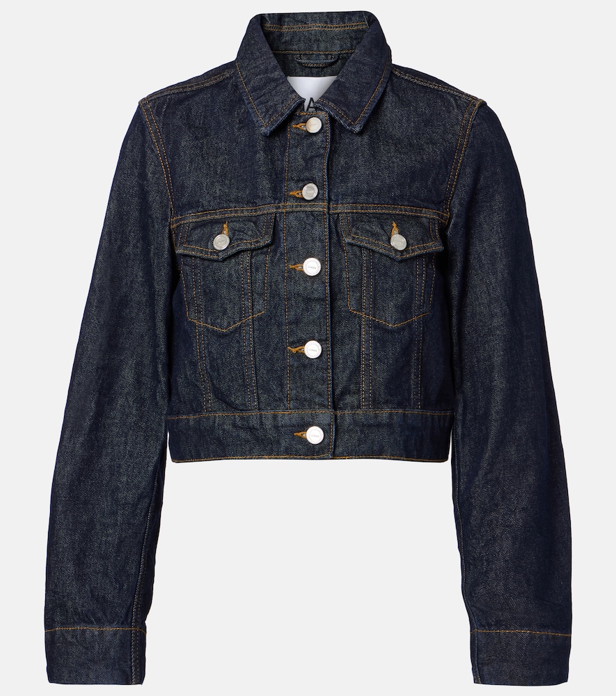 Cropped denim jacket