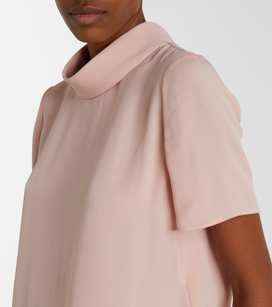Silk georgette top
