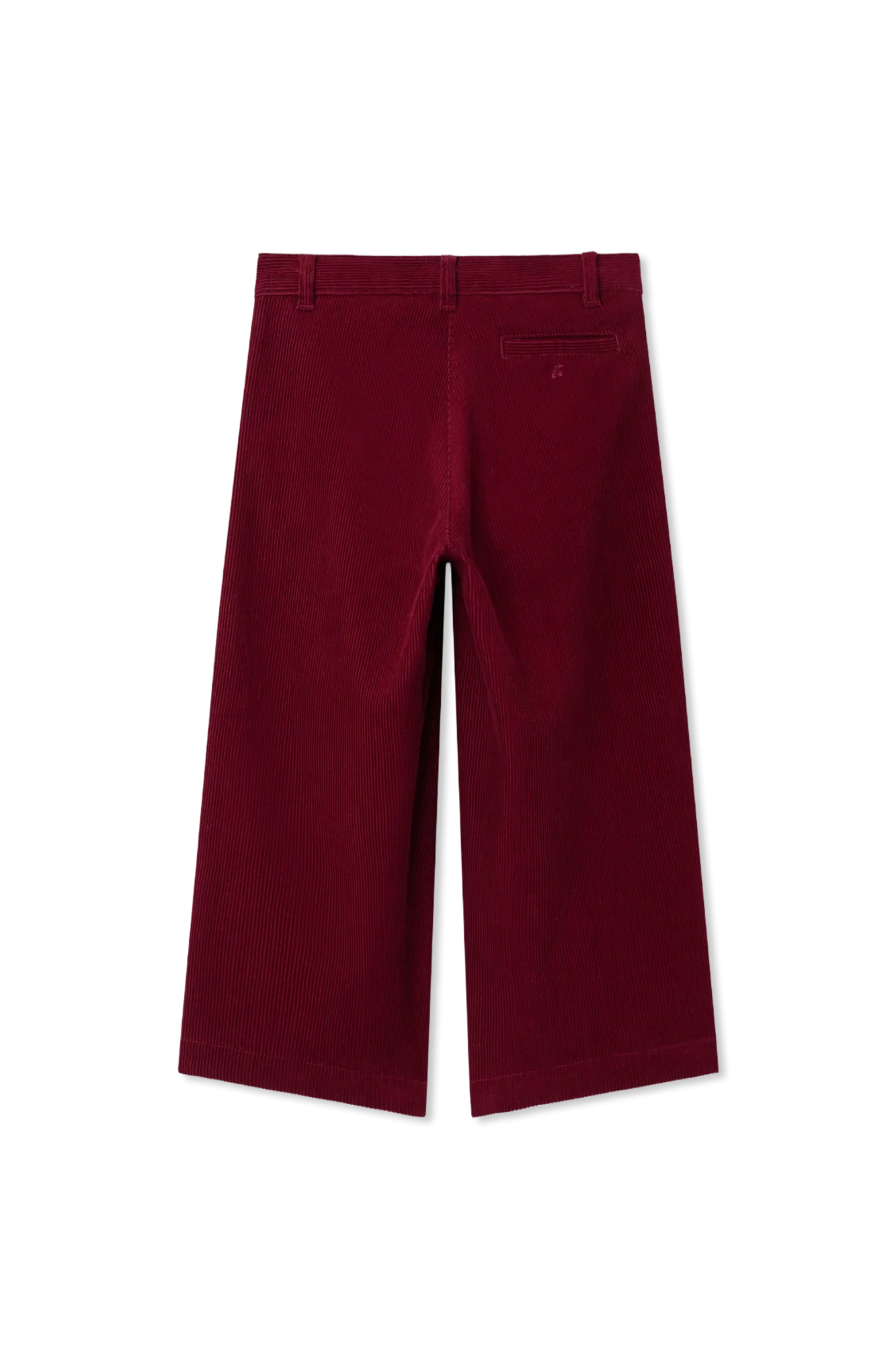 Corduroy Trousers, Unisex, Burgundy