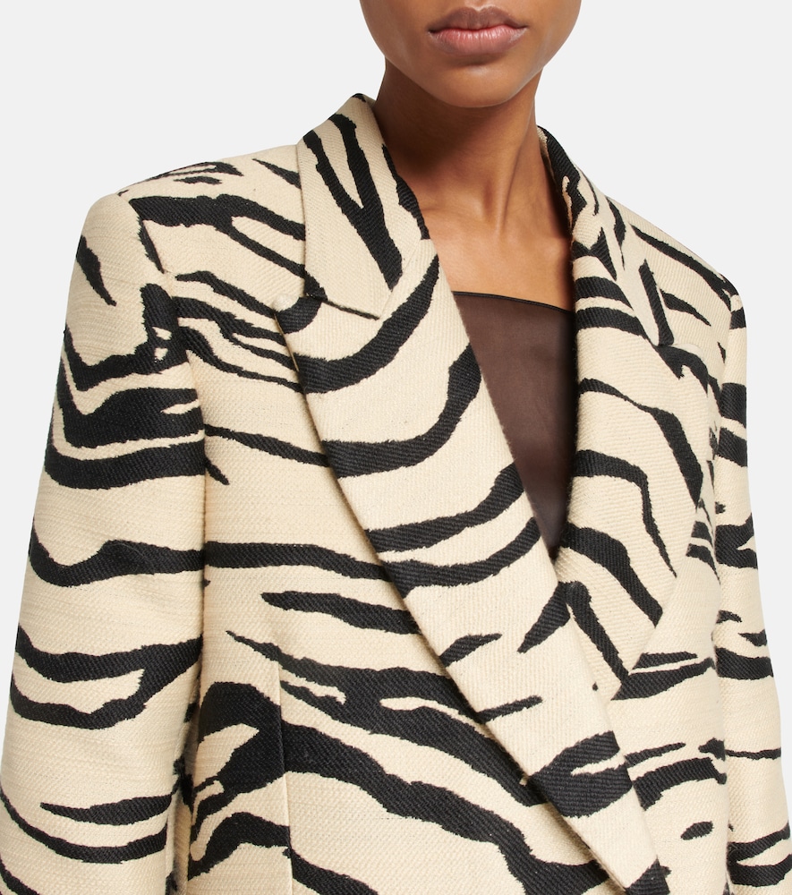 Stella McCartney Printed double-breasted coat