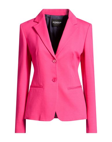 Woman Blazer Fuchsia Size 12 Viscose, Polyamide, Elastane