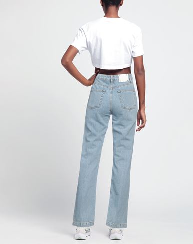 Les Coyotes De Paris Woman Jeans Blue Size 26 Cotton, Recycled cotton