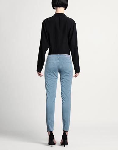 Jacob Cohёn Woman Pants Slate blue Size 28 Cotton, Elastane