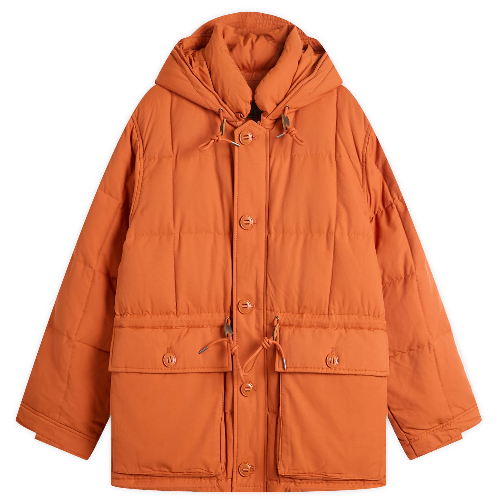 Men's Karakoram Down Parka Jacket in Orange