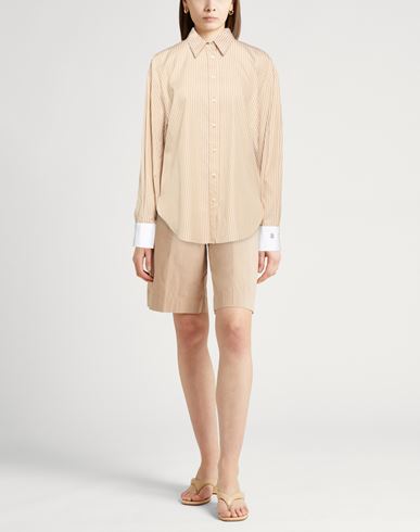Woman Shirt Sand Size M Cotton, Silk